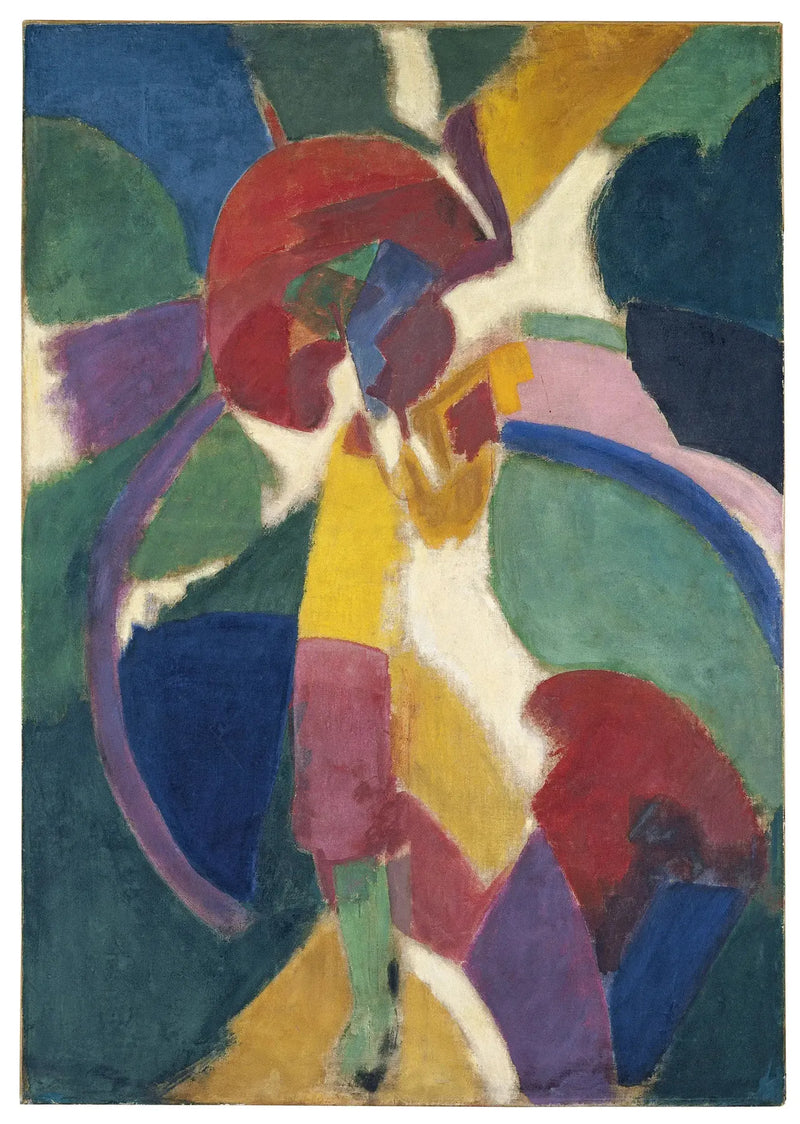 A mulher com o guarda-chuva - Robert Delaunay