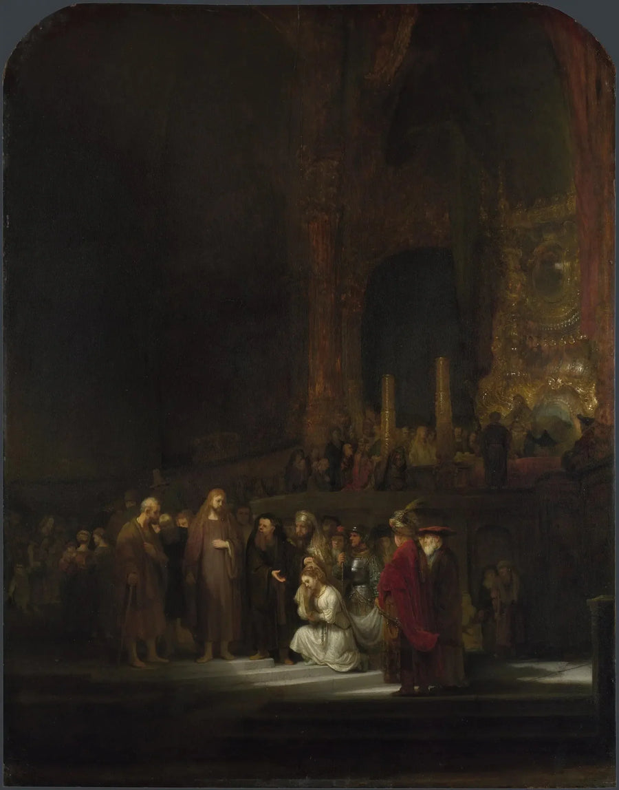 A Mulher Adúltera - Rembrandt