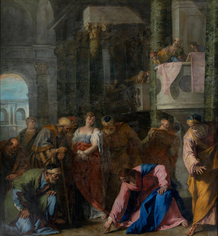 A mulher adúltera - Sebastiano Ricci