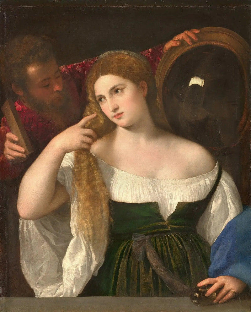 A Mulher no Espelho - Titian
