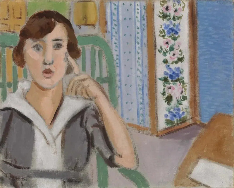 A Mulher com o Biombo - Henri Matisse