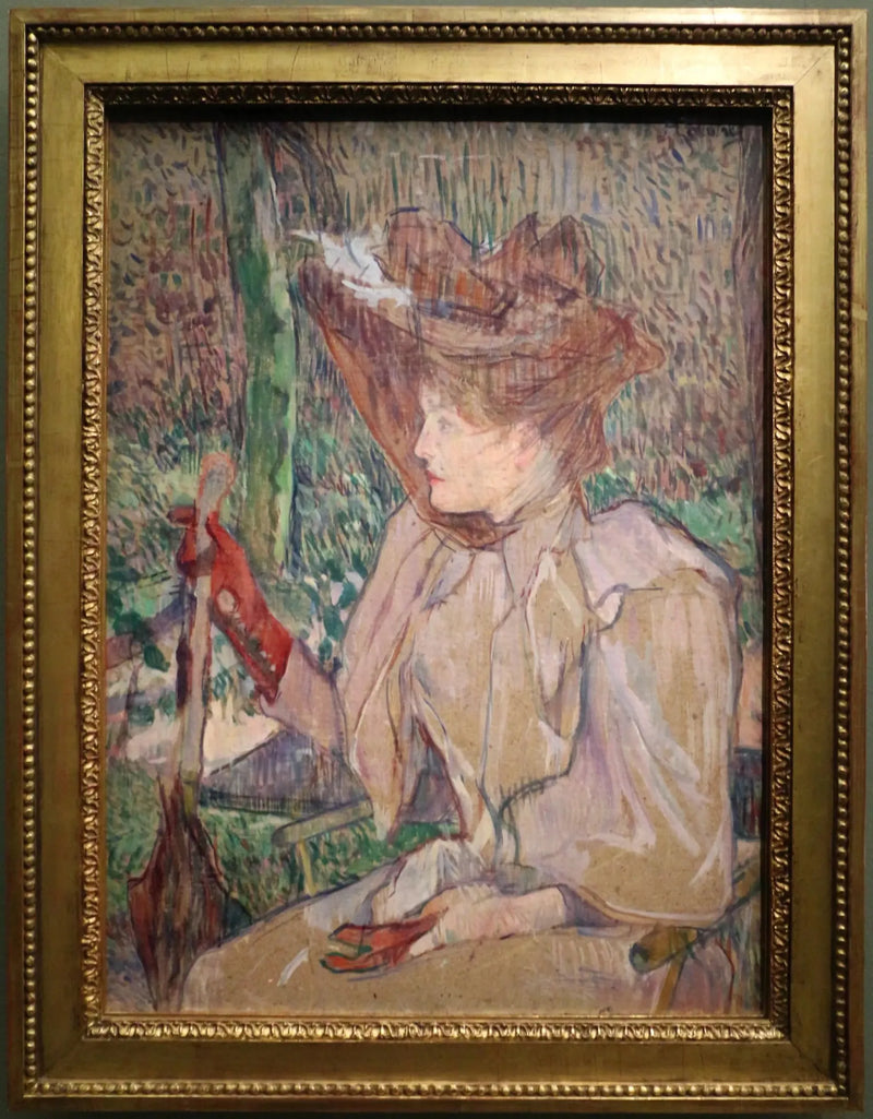 A Mulher com Luvas - Henri de Toulouse-Lautrec