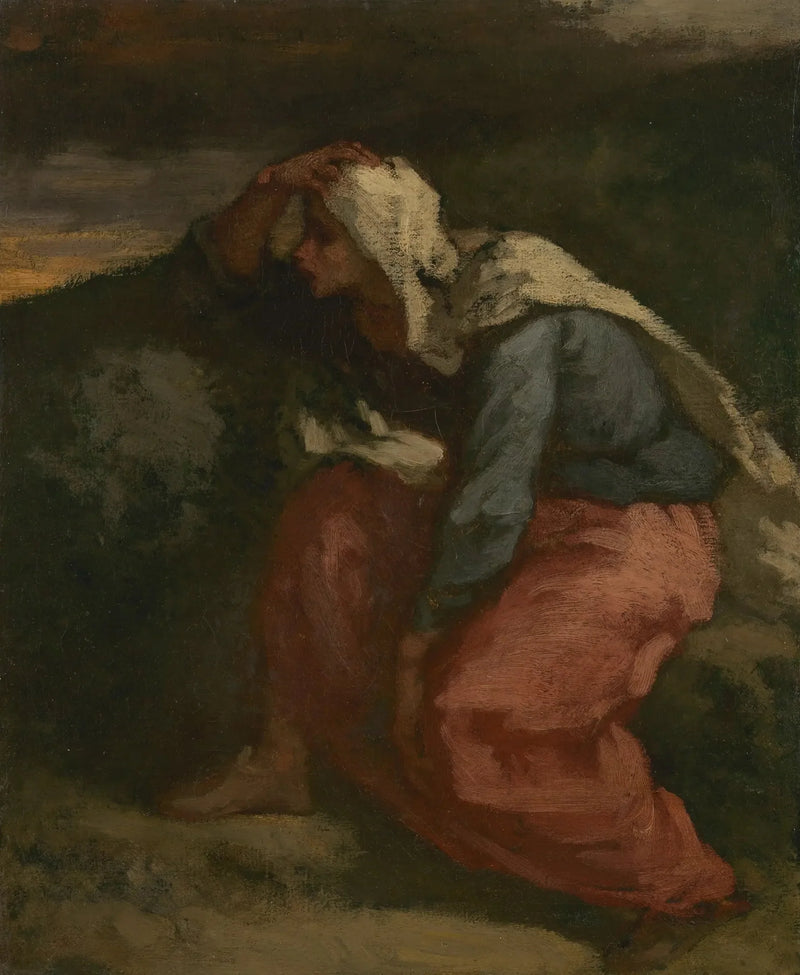 A mulher do pescador - Jean-François Millet