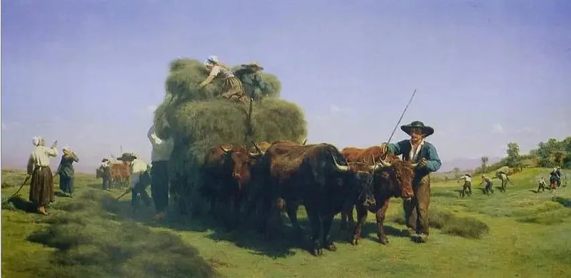 A Pastagem na Auvergne - Rosa Bonheur