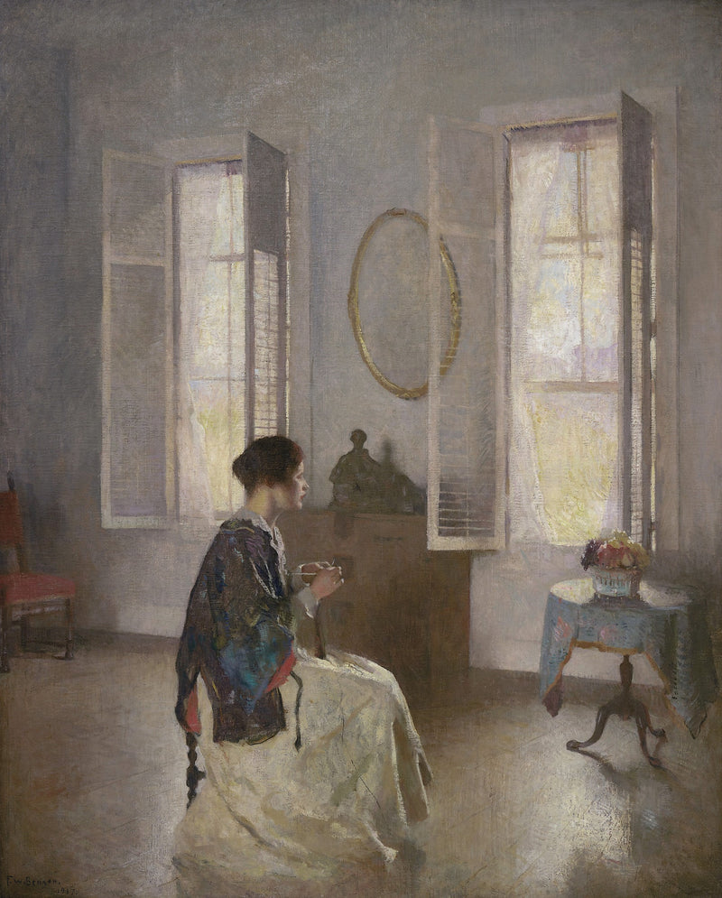 A janela aberta - Frank Weston Benson