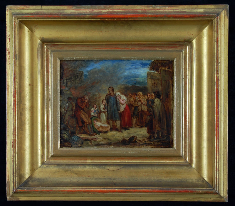 A fazenda queimada - Ary Scheffer