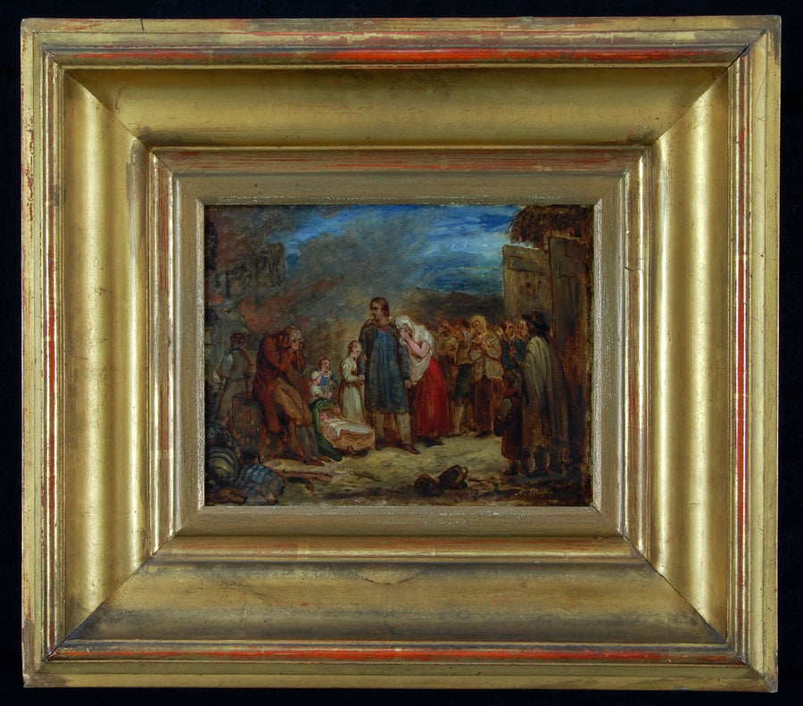 A fazenda queimada - Ary Scheffer