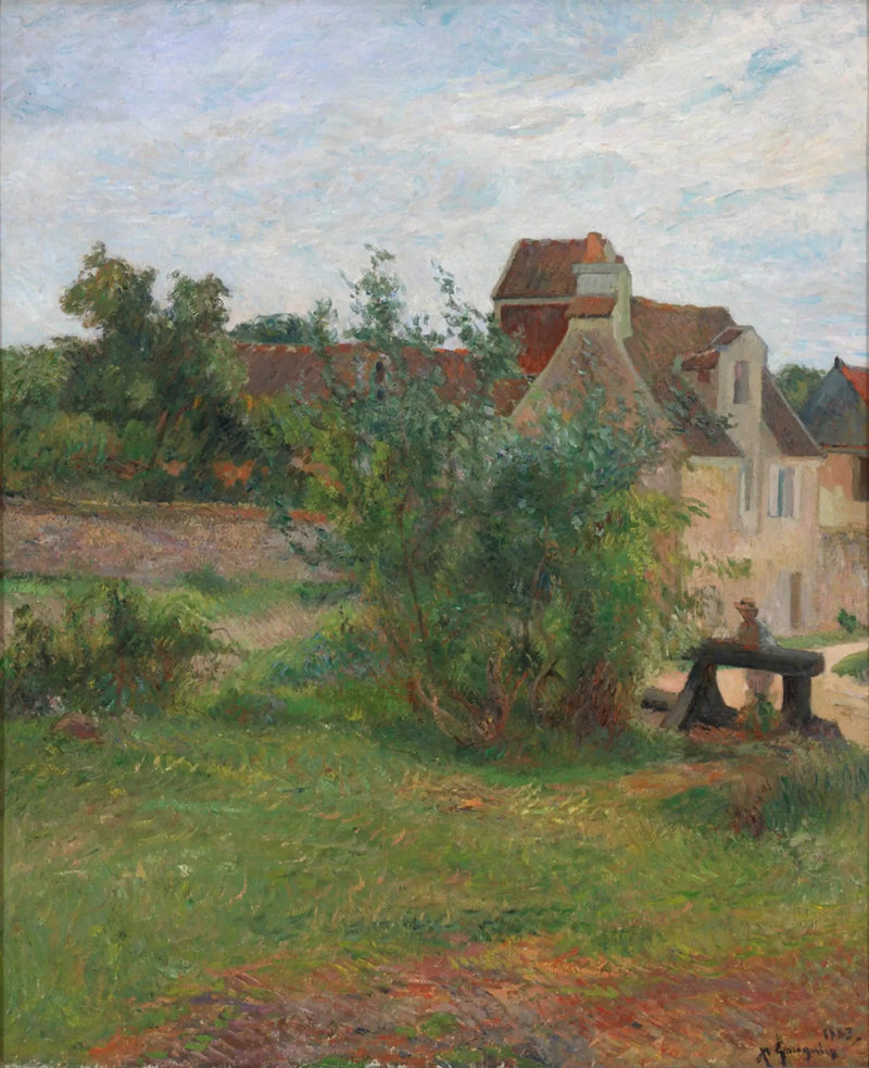 A Fazenda de Busagny em Osny - Paul Gauguin