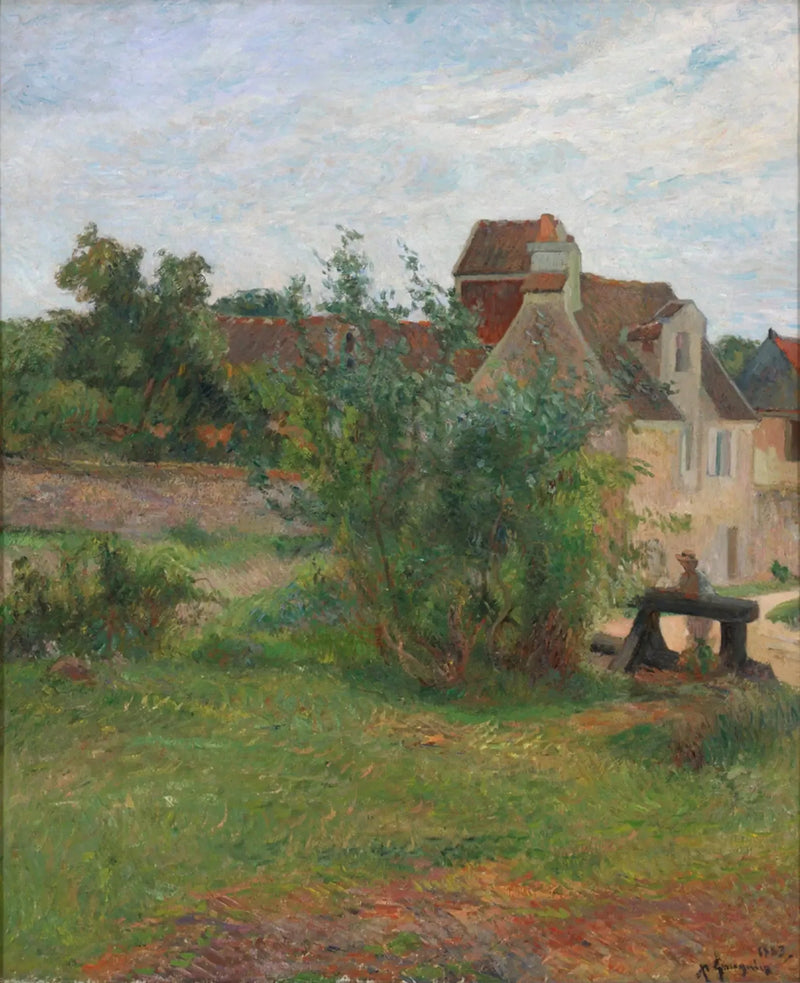 A Fazenda de Busagny em Osny - Paul Gauguin