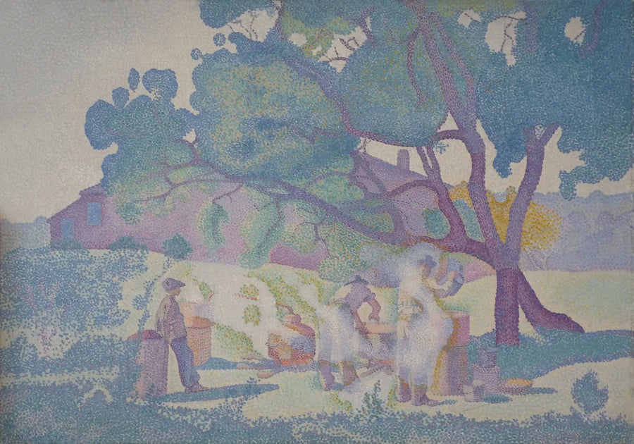 A Fazenda, manhã - Henri-Edmond Cross