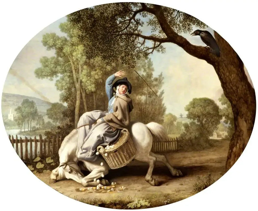 A fazendeira e o corvo - George Stubbs
