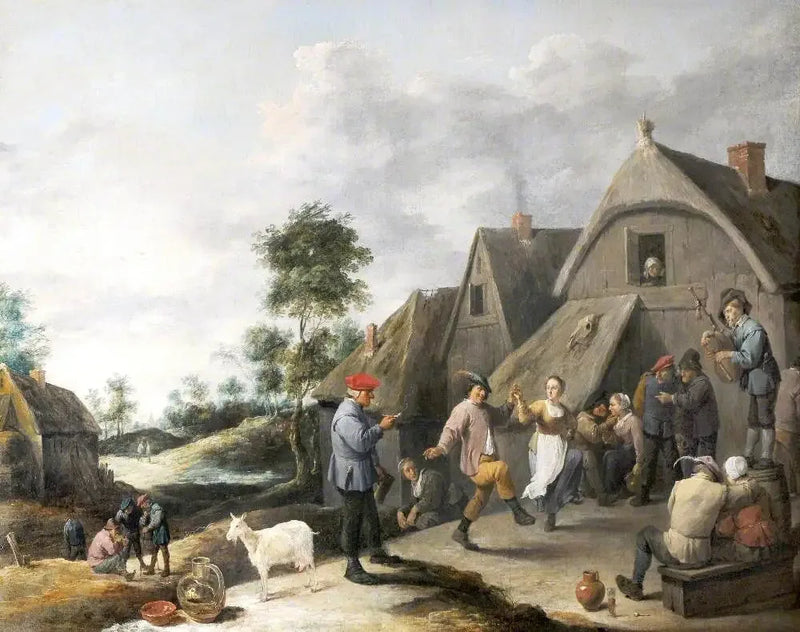 A festa da aldeia - David Teniers o Jovem