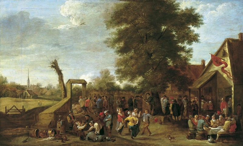 A Festa da Vila - David Teniers, o Jovem