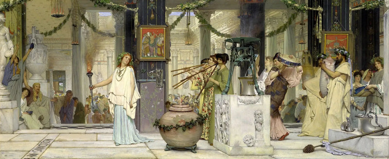 A festa do vintage - Lawrence Alma-Tadema