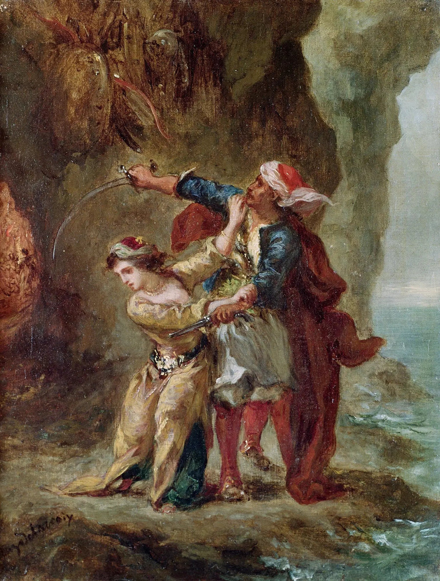 A Noiva de Abidos - Eugène Delacroix