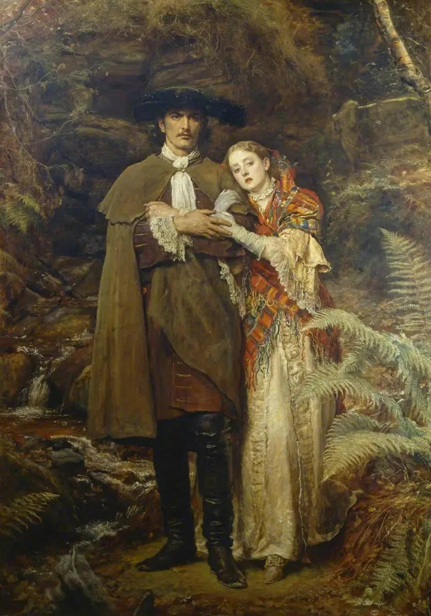 A Noiva de Lammermoor - John Everett Millais
