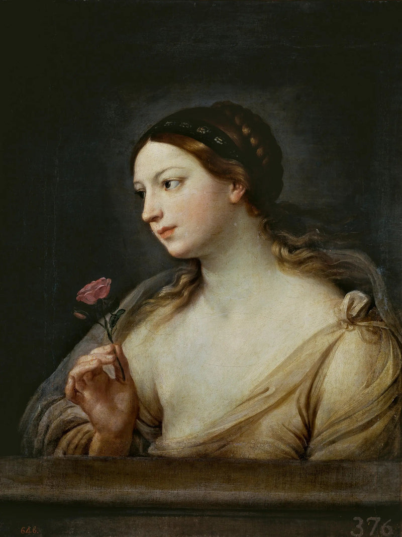 A garota com a rosa - Guido Reni