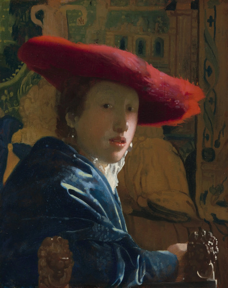 A Menina com Chapéu Vermelho - Johannes Vermeer