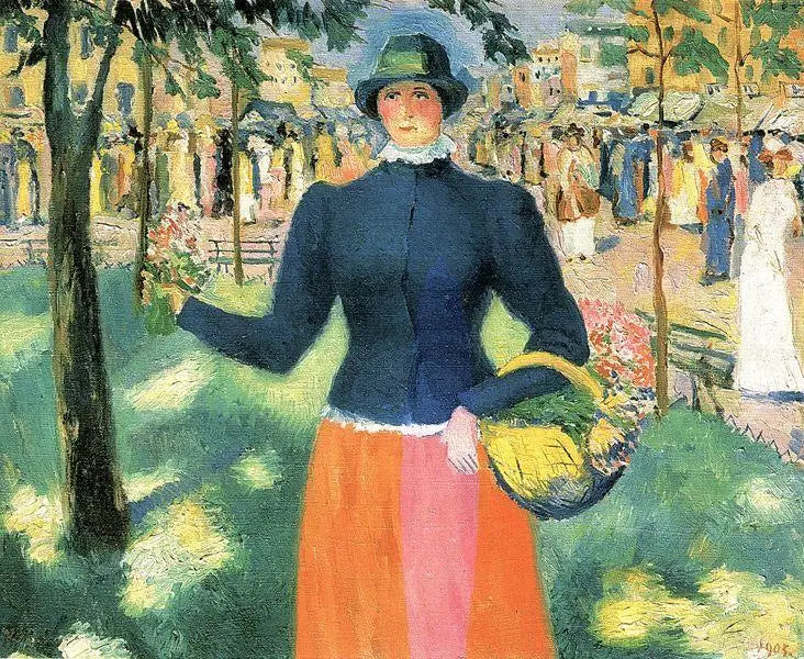 A Menina das Flores II - Kazimir Malevich