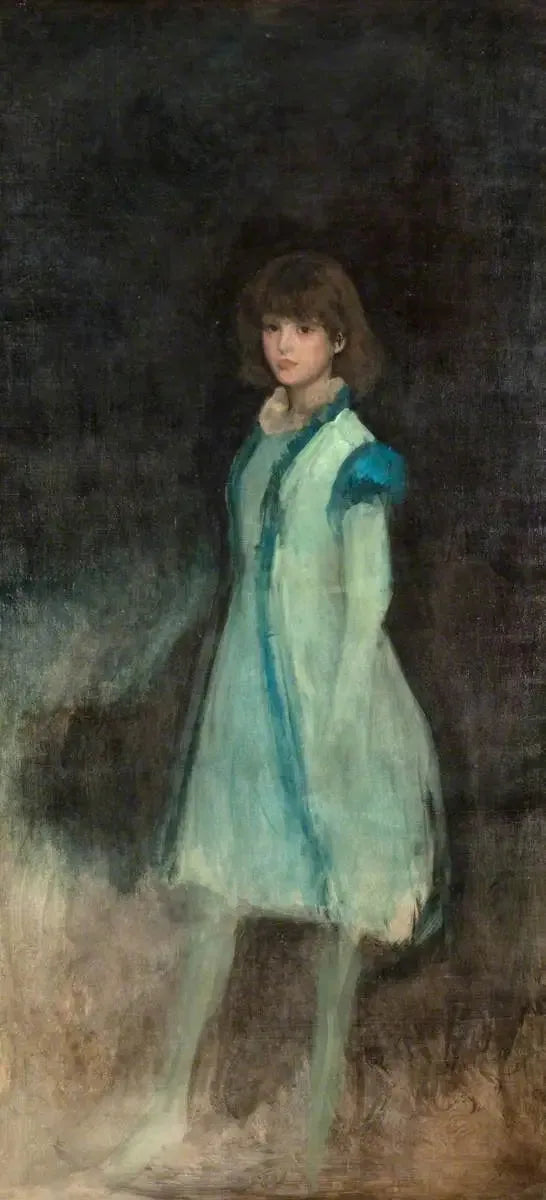 A menina azul: Connie Gilchrist - James Abbott McNeill Whistler