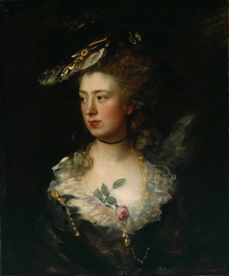 A filha do artista, Marie - Thomas Gainsborough