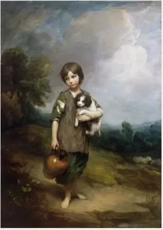 A garota da cabana - Thomas Gainsborough