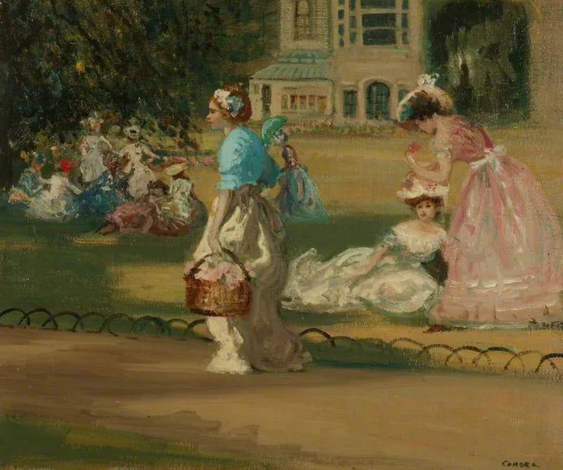 A filha do jardineiro - Charles Conder