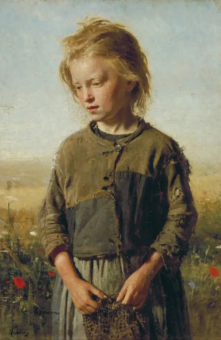 A Filha do Pescador - Ilya Repin