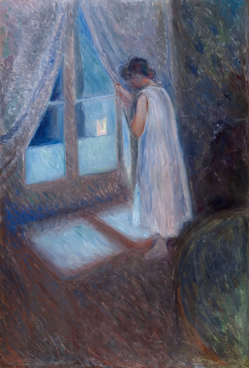 A Menina Perto da Janela - Edvard Munch