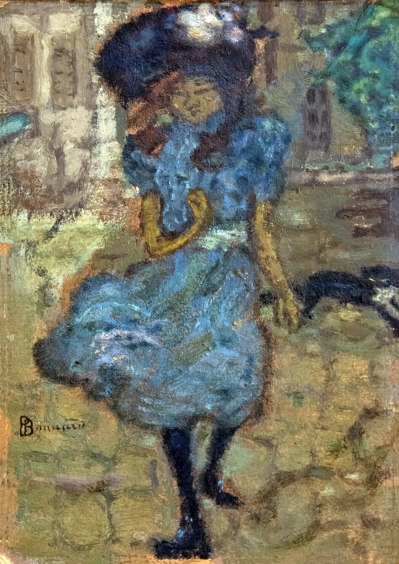 A Menina com o Gato - Pierre Bonnard