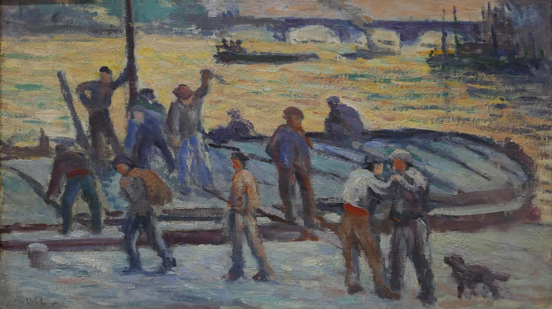 O fim do dia. Camisetas de cimento - Maximilien Luce