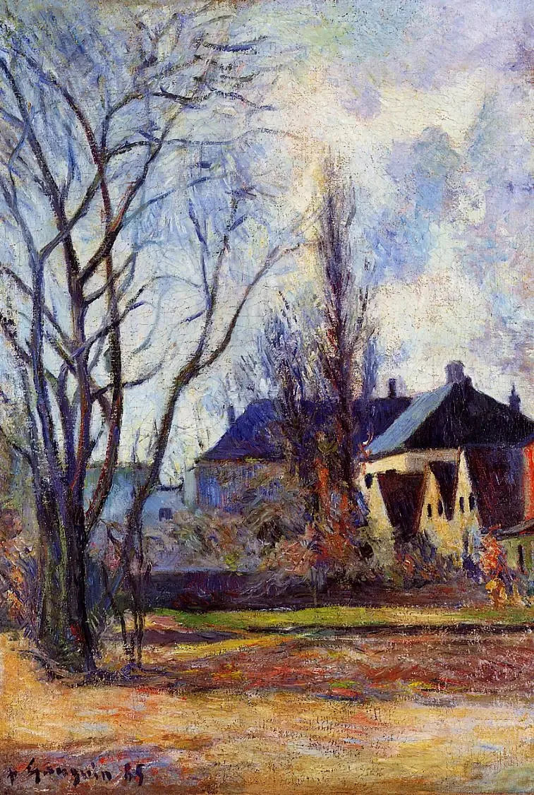 O Fim do Inverno em Copenhague - Paul Gauguin