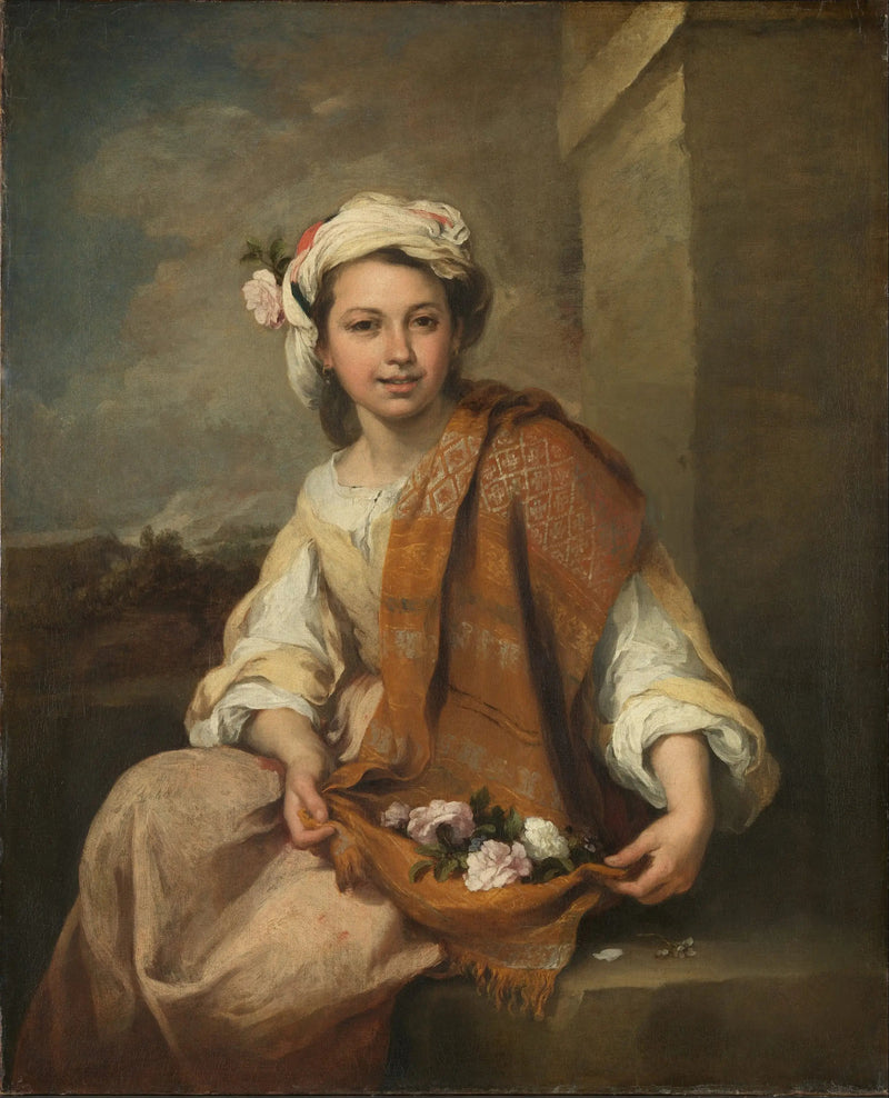 A Florista - Bartolomé Esteban Murillo
