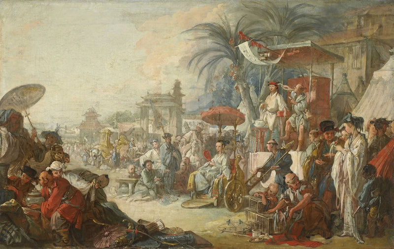A Feira Chinesa - François Boucher