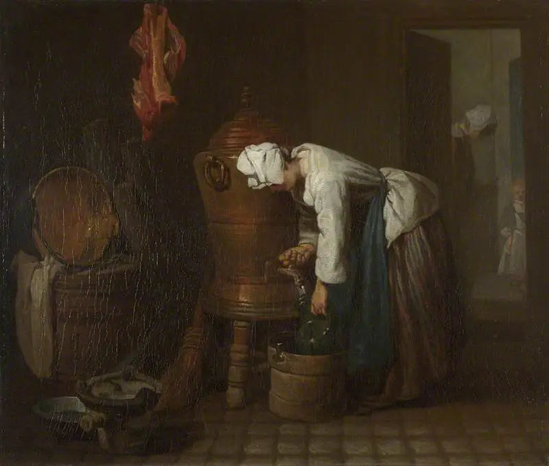 La Fontaine (A Cisterna de Água) - Jean Simeón Chardin