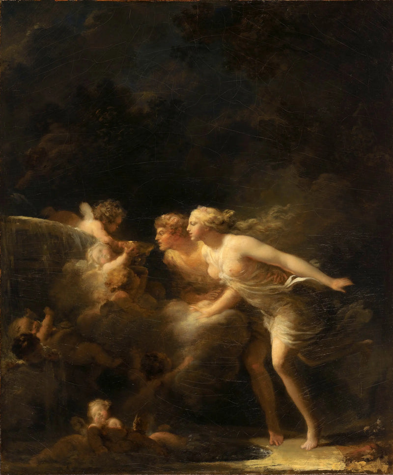 A Fonte do Amor - Jean-Honoré Fragonard
