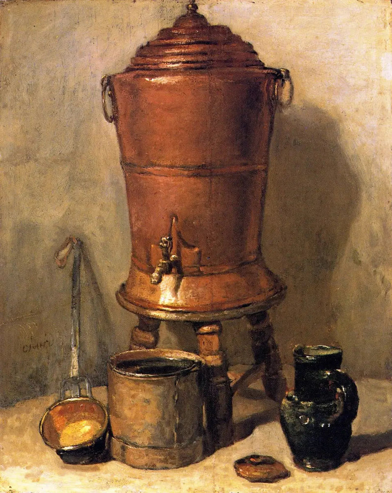 A Fonte de cobre - Jean Simeón Chardin