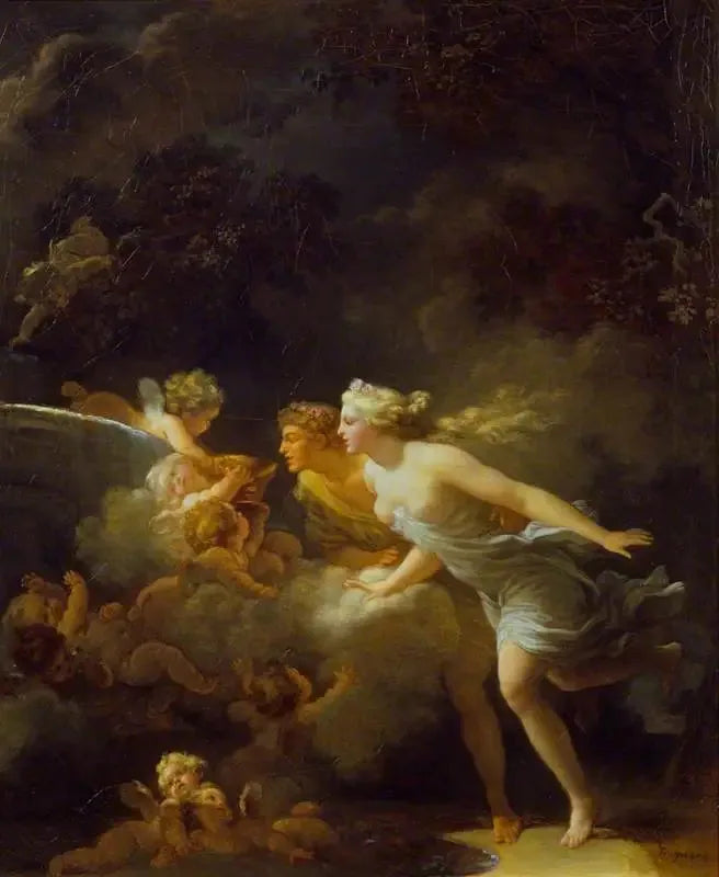 A fonte do amor - Jean-Honoré Fragonard