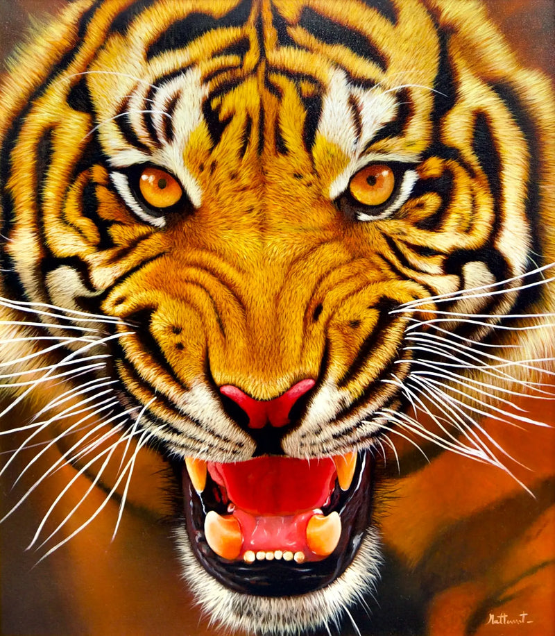 A Força do Tigre | 95 x 105 cm