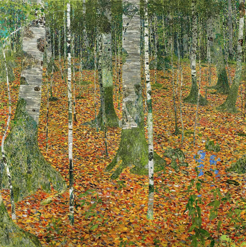 A Floresta de Bétulas - Gustav Klimt