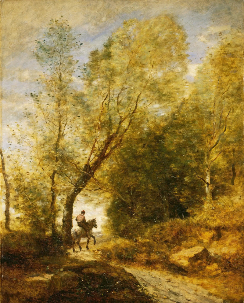 A floresta de Coubron - Jean-Baptiste Camille Corot