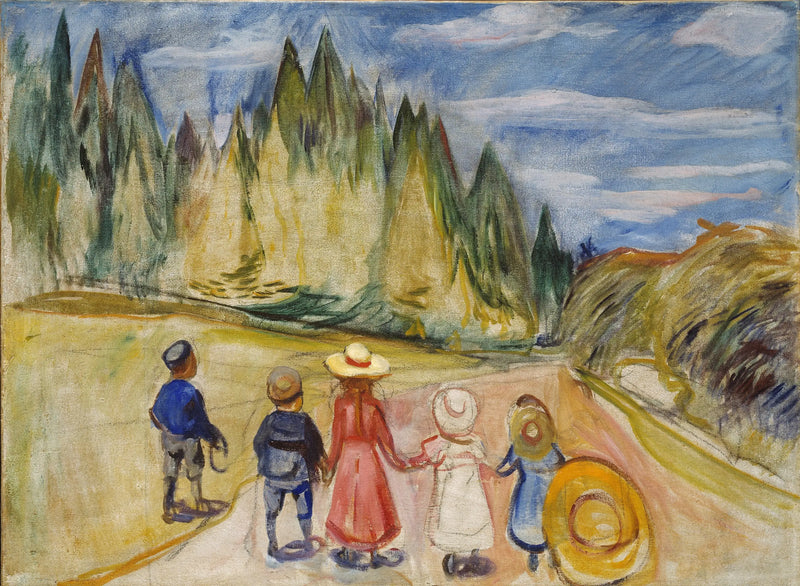A Floresta Encantada - Edvard Munch