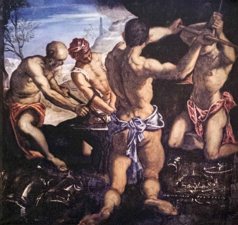 A forja de Vulcano - Jacopo Tintoretto