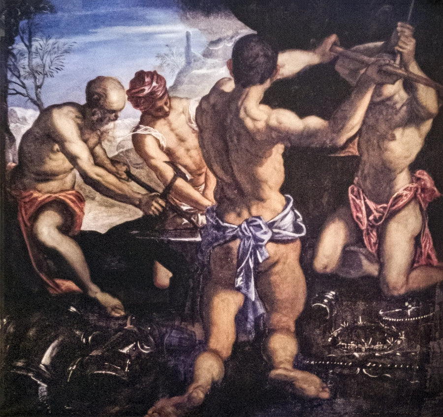 A forja de Vulcano - Jacopo Tintoretto