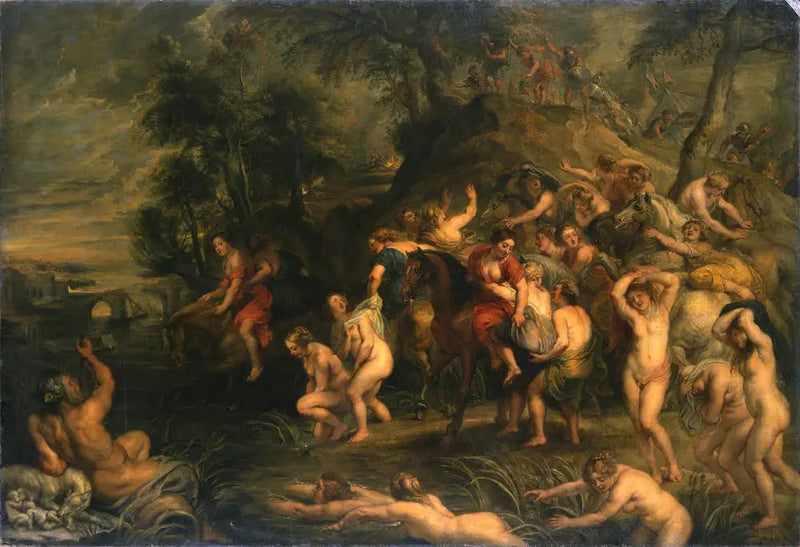 A fuga de Cloélia - Peter Paul Rubens