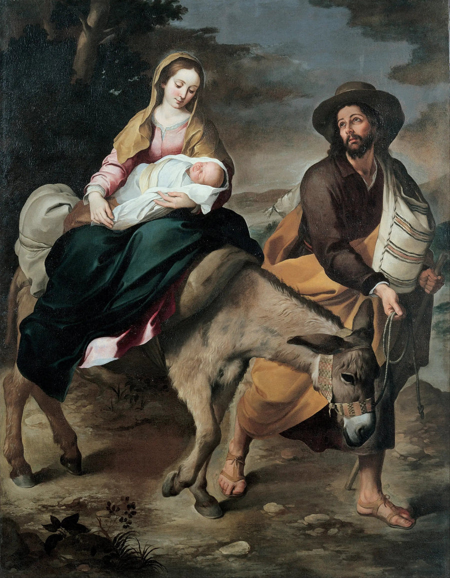 A fuga para o Egito - Bartolomé Esteban Murillo
