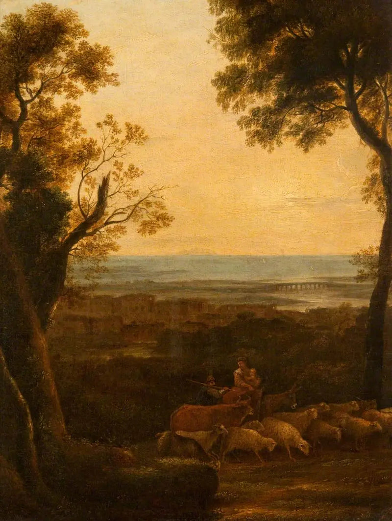 A fuga para o Egito - Claude Lorrain
