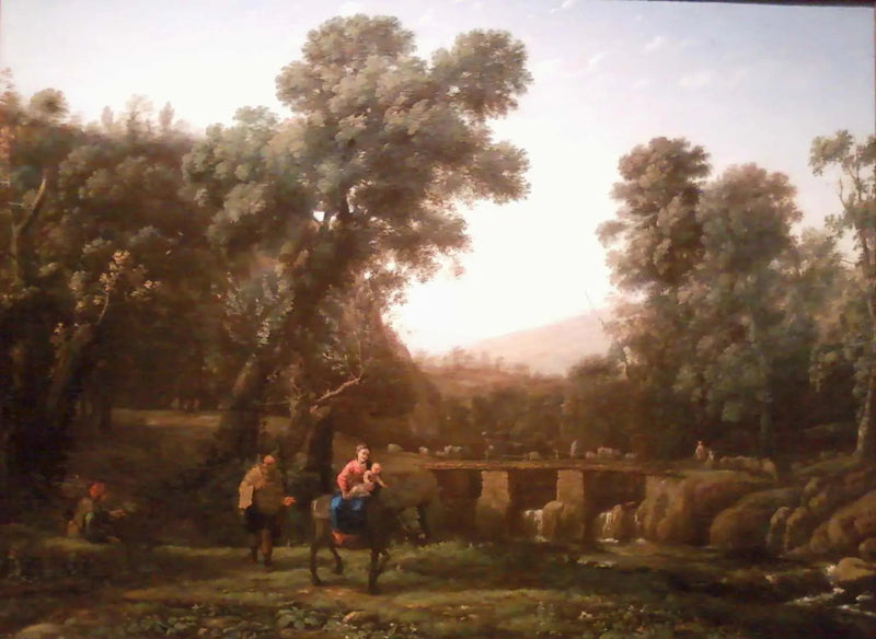A Fuga para o Egito - Claude Lorrain