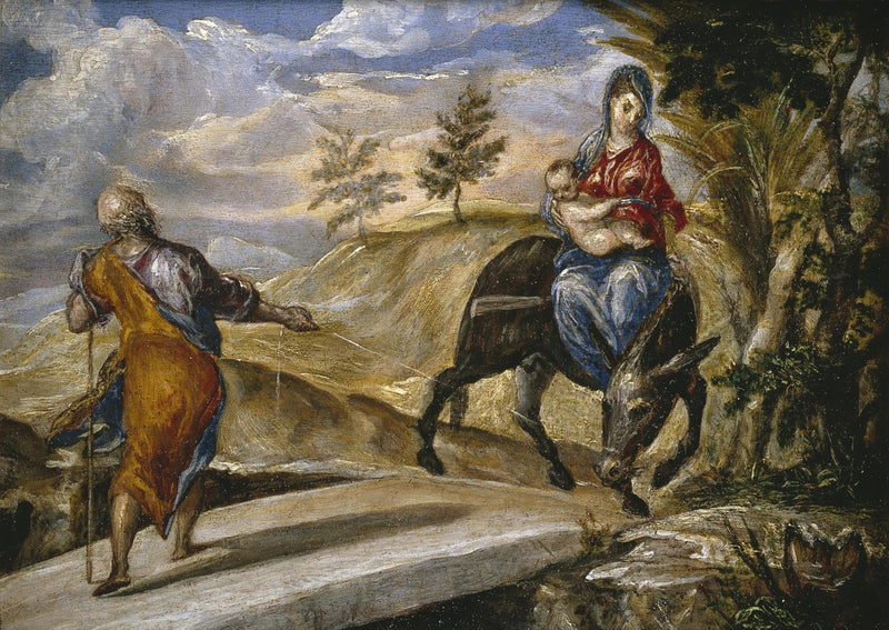 A Fuga para o Egito - El Greco