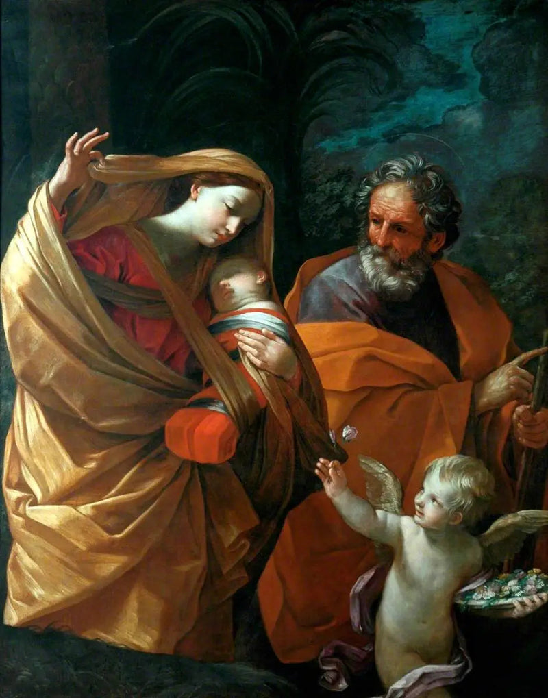 A fuga para o Egito - Guido Reni